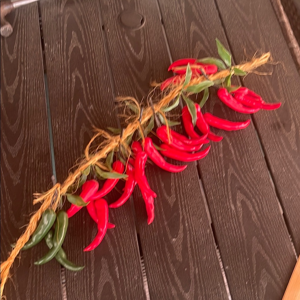 Decorative Red Chili Pepper Garland